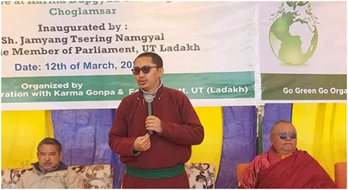 During the workshop at Jammu